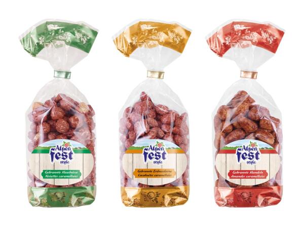 Cacahuètes/​noisettes/​amandes caramélisées