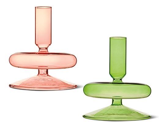 Huntington Home Glass Candle Holder