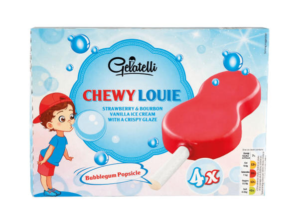 ICE POPS WITH CHEWING GUM