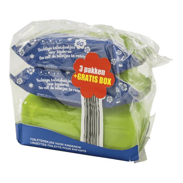 Vochtige toiletdoekjes, 3-pack