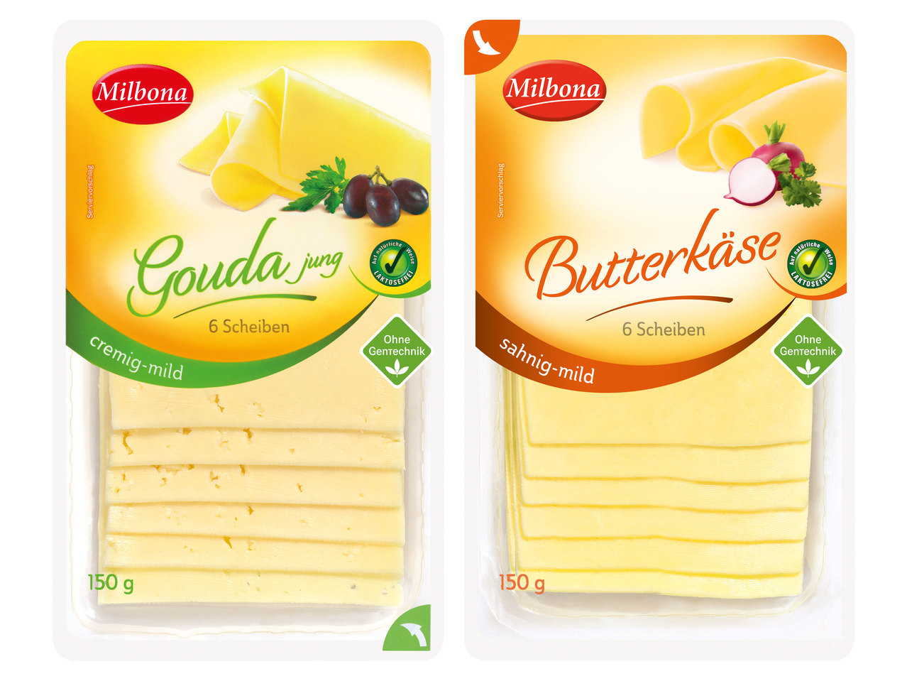 MILBONA Käse in Scheiben