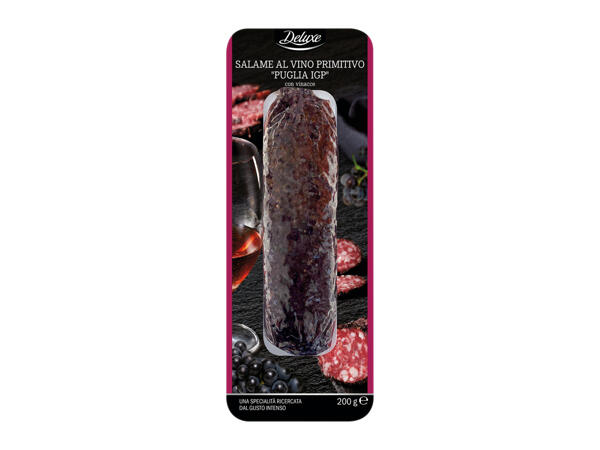 Salami with Primitivo Wine "Puglia PGI"
