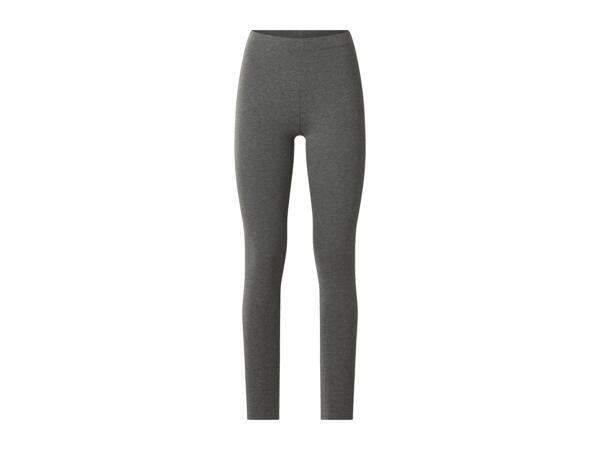 Ladies' Grey Cotton Leggings