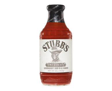 Stubb's Texan BBQ Sauces 510g - Original or Hickory Bourbon