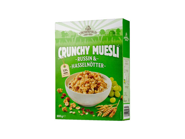 Crunchy müsli russin & hasselnötter