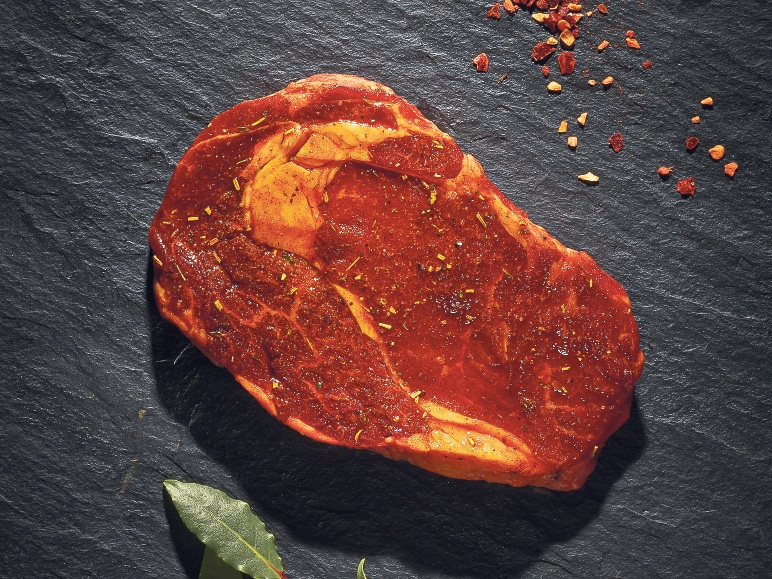 Entrecôte parisienne de boeuf marinée