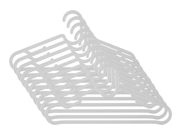 Livarno Home Coat Hangers - 10 Pack - White