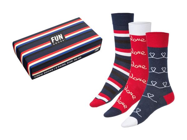 Socken Geschenkbox, 3 Paar