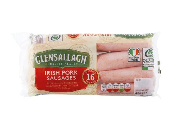 16 Irish Pork Sausages