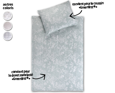 Parure de lit en coton renforcé bio GREEN FEELING BIO
