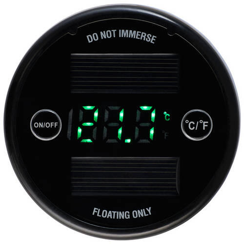 Solar Pool Light Thermometer