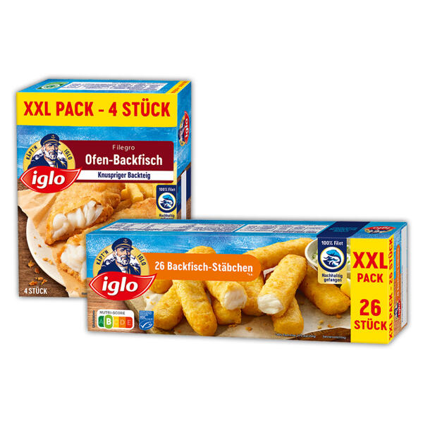 Backfisch-Stäbchen / Filegro XXL