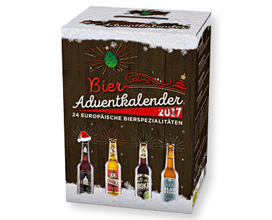 Calendario dell'Avvento con la birra