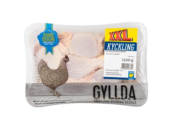 Färska kycklingklubbor