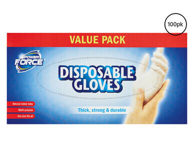 Disposable Latex Gloves 100pk