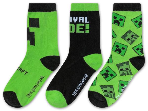Kinder Socken, 3 Paar