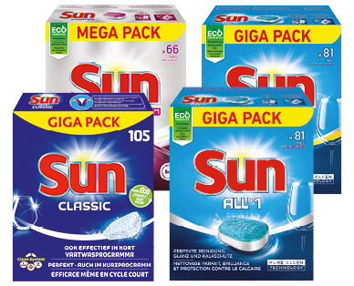 SUN
PRODOTTI PER LA LAVASTOVIGLIE