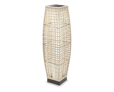 Wicker Bollard Light