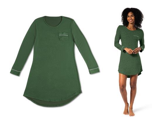 Serra 
 Ladies' Long-Sleeve Sleep Shirt