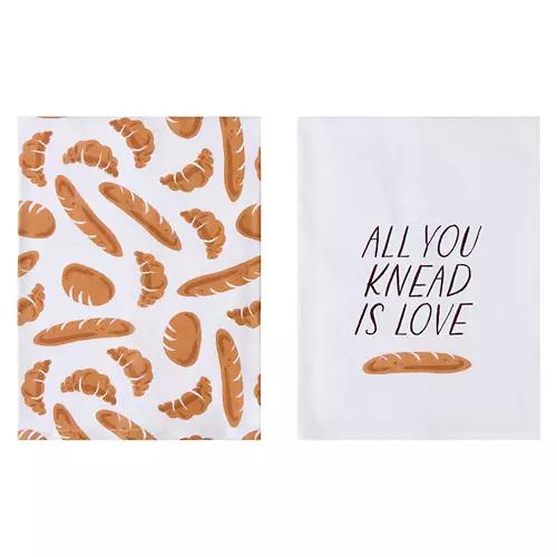 2 Pack Tea Towels - All You Knead Is Love