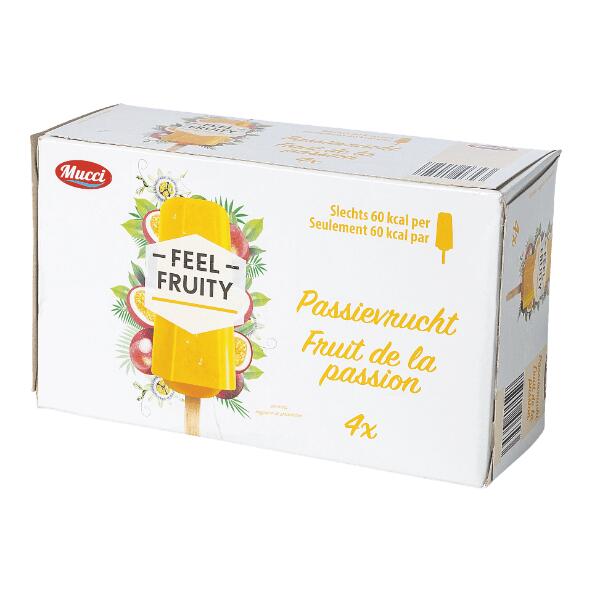 MUCCI(R) 				Bâtonnets glacés aux fruits, 4 pcs