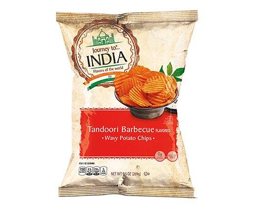Journey To... 
 India and Thailand Tandoori Barbecue or Thai Curry Potato Chips