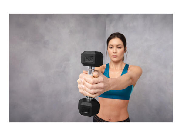 Crivit 2.5kg Hex Dumbbell