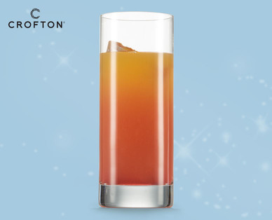 CROFTON Longdrinkgläser, 6-teilig