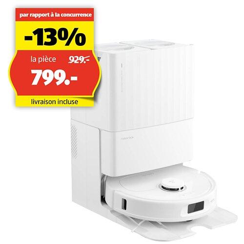 ROBOROCK Robot aspirateur Qrevo MaxV, blanc