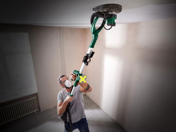 Cordless drywall sander