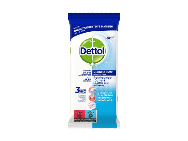 Lingettes désinfectantes Dettol