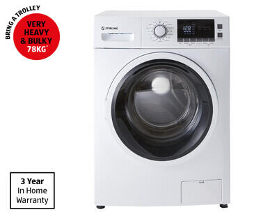 10kg Front Load Washing Machine White