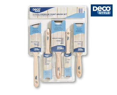 Premium Paint Brush 5pk