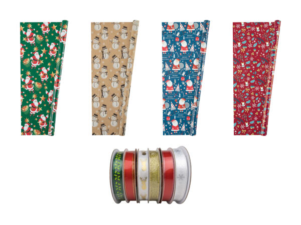 Rotolo carta da regalo/nastro per confezioni regalo