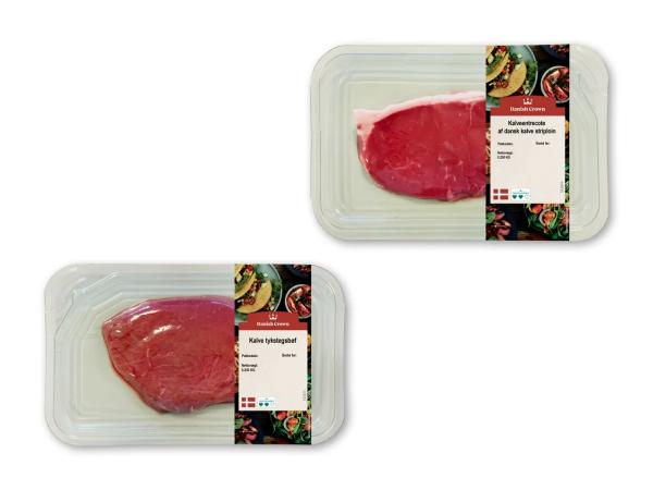 Kalvetykstegsbøf eller entrecote