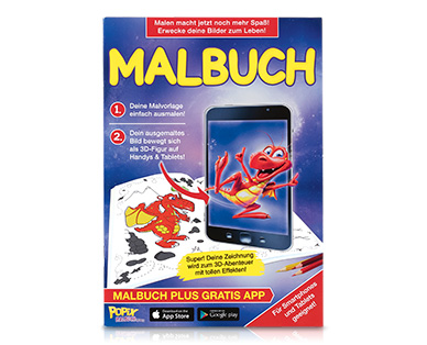 POPIX 3D-Malbuch