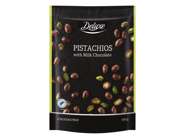 PISTÁCIE/ KEŠU V MLÉČNÉ ČOKOLÁDĚ