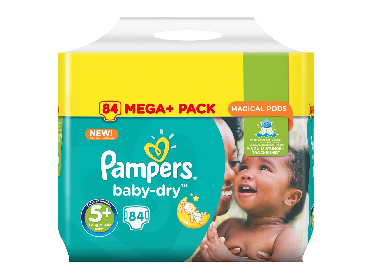 Pannolini Pampers Baby-dry taglia 5+