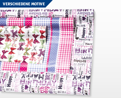 Geburtstags-Geschenkpapier