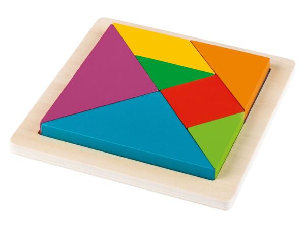 Playtive Wooden Rainbow Tile Game