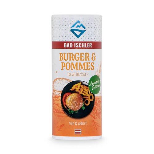BAD ISCHLER Gewürzsalzvariation, Burger & Pommes