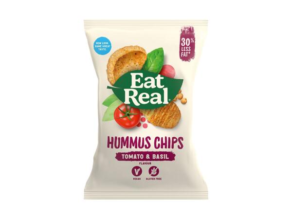 Eat Real Chips Hummus Tomate & Basilikum