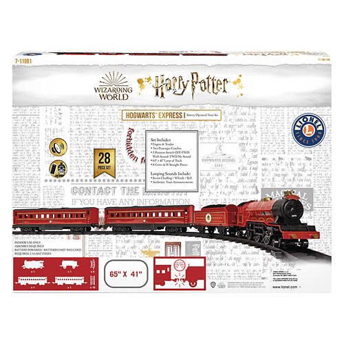 Harry Potter Hogwarts Express Battery Operated Train Set