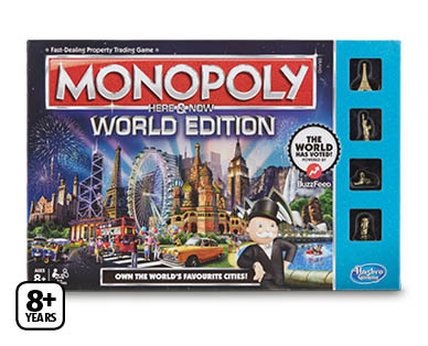 Hasbro Games - Monopoly World Edition