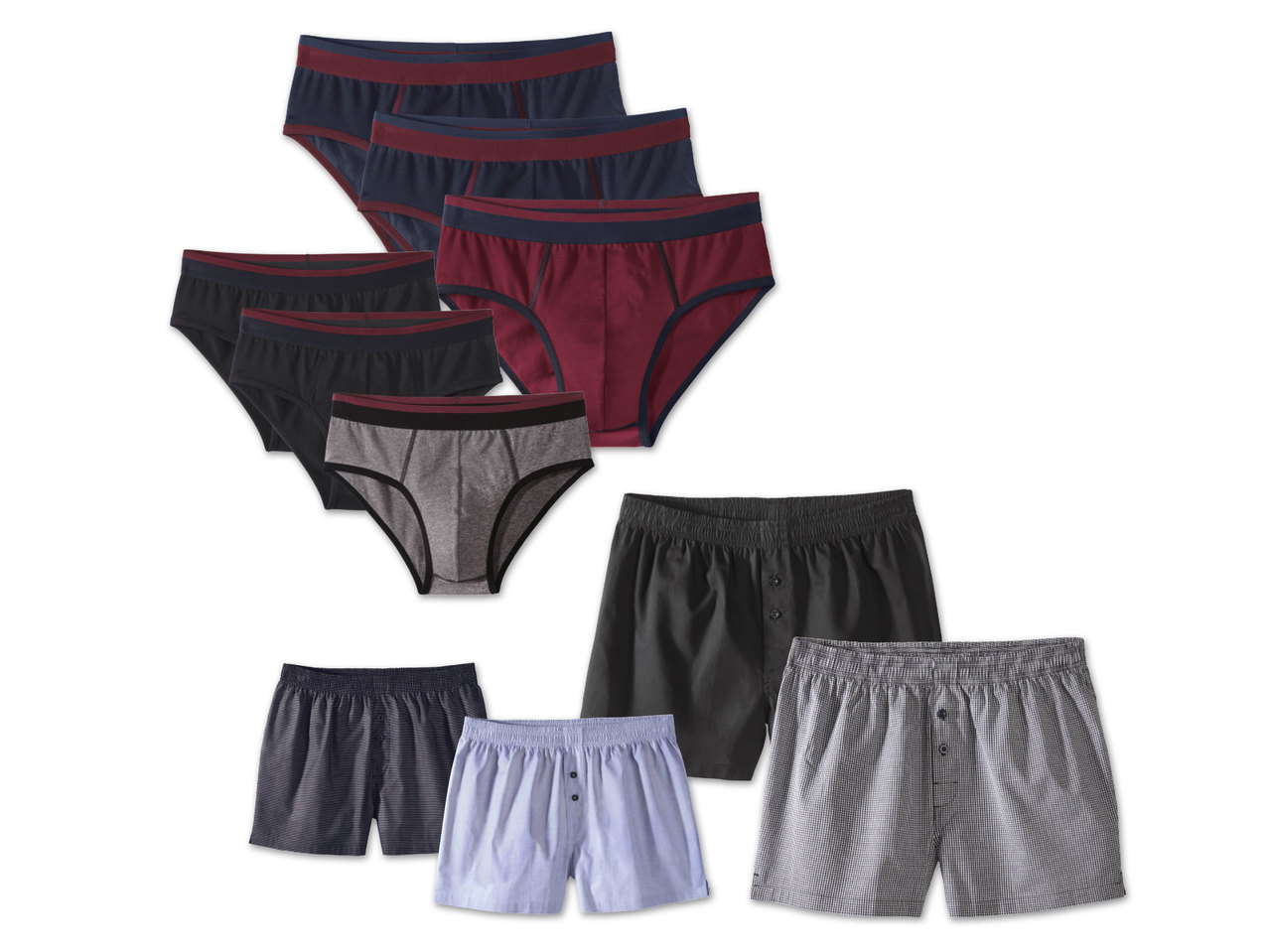 LIVERGY(R) Herren Slips, 3 Stück oder Webboxer, 2 Stück1