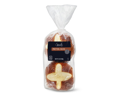Specially Selected Pretzel Hamburger Buns