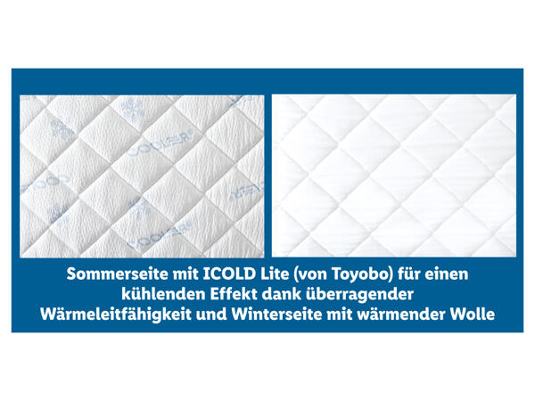 7-Zonen-Matratzen-Topper „Cooler"