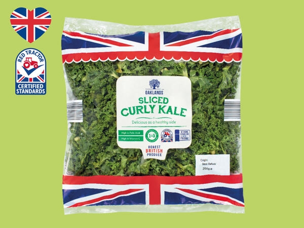 Oaklands Sliced Curly Kale