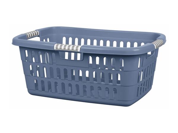 Livarno Home Laundry Basket - Blue