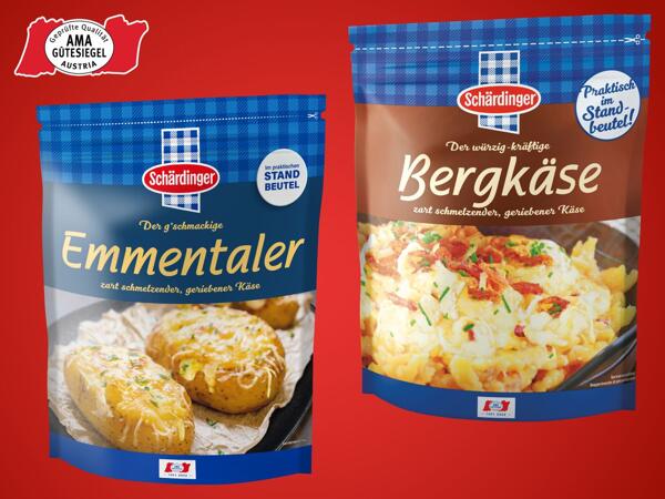 Bergkäse/Emmentaler gerieben